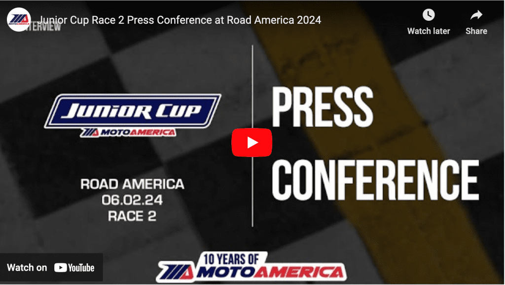Read more about the article Video: Junior Cup Race Two Press Conference From Road America